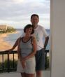KT & Bill Overlooking Kanapali Beach Hawaii 2003.JPG